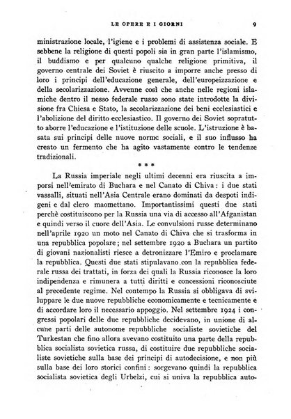 Le opere e i giorni rassegna mensile di politica, lettere, arti, etc