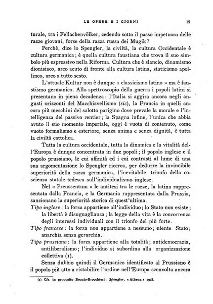 Le opere e i giorni rassegna mensile di politica, lettere, arti, etc