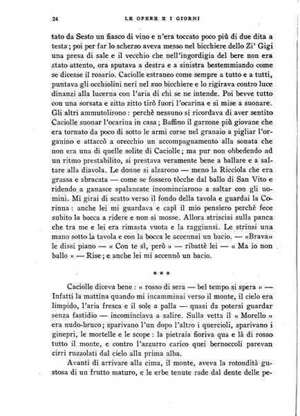 Le opere e i giorni rassegna mensile di politica, lettere, arti, etc