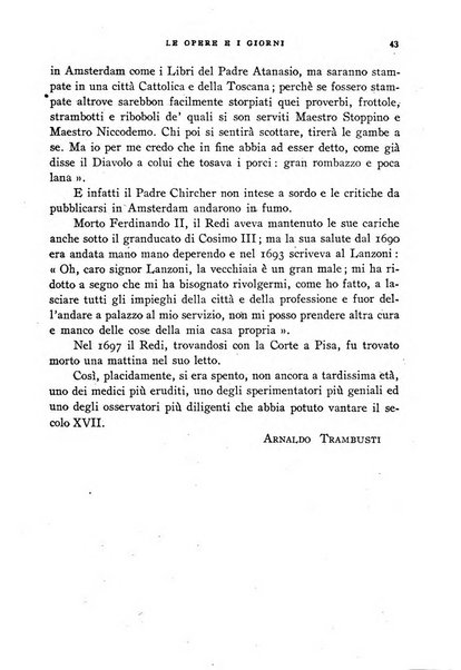 Le opere e i giorni rassegna mensile di politica, lettere, arti, etc