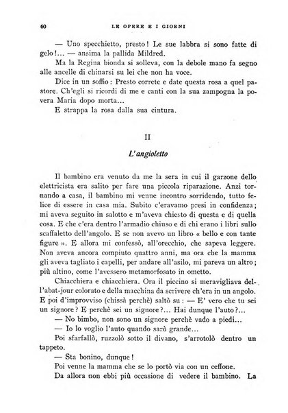 Le opere e i giorni rassegna mensile di politica, lettere, arti, etc