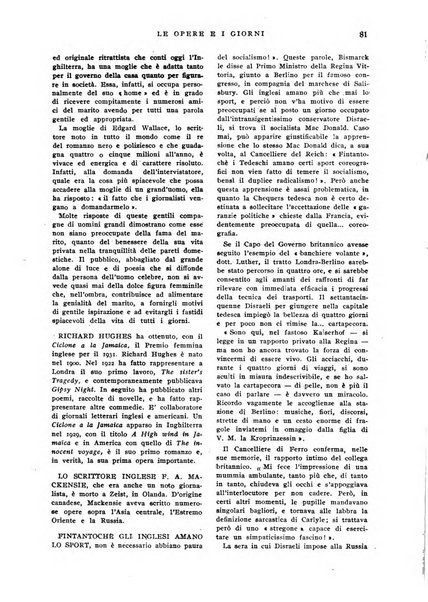 Le opere e i giorni rassegna mensile di politica, lettere, arti, etc