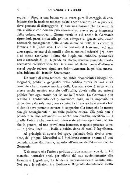 Le opere e i giorni rassegna mensile di politica, lettere, arti, etc