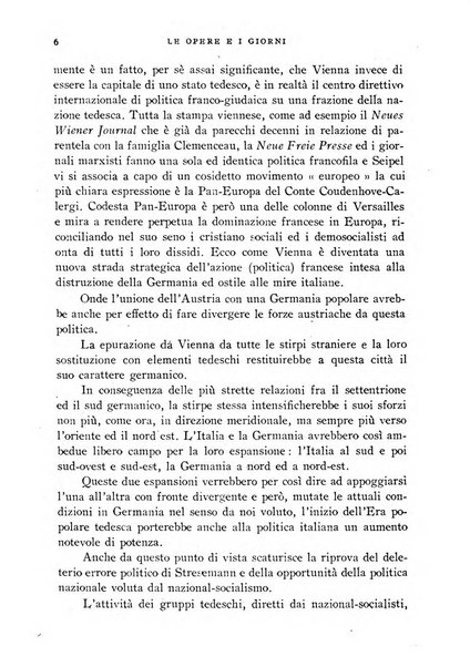 Le opere e i giorni rassegna mensile di politica, lettere, arti, etc