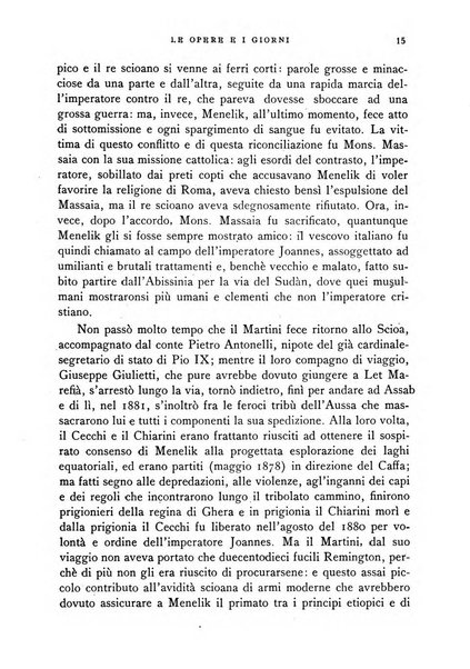 Le opere e i giorni rassegna mensile di politica, lettere, arti, etc