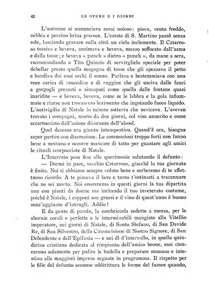 Le opere e i giorni rassegna mensile di politica, lettere, arti, etc