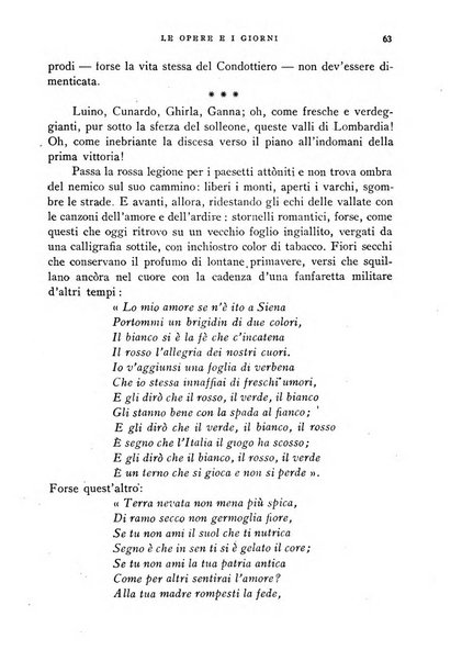 Le opere e i giorni rassegna mensile di politica, lettere, arti, etc