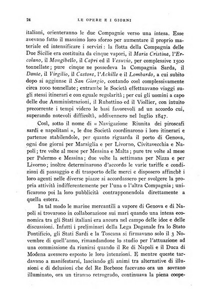 Le opere e i giorni rassegna mensile di politica, lettere, arti, etc