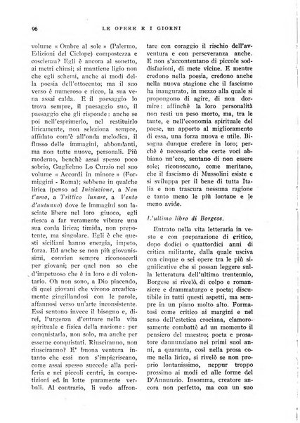 Le opere e i giorni rassegna mensile di politica, lettere, arti, etc