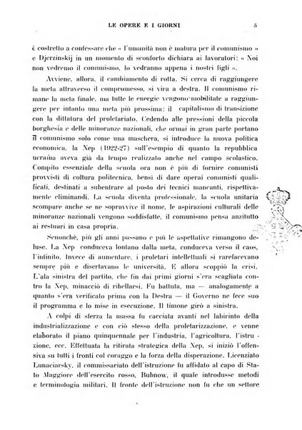 Le opere e i giorni rassegna mensile di politica, lettere, arti, etc