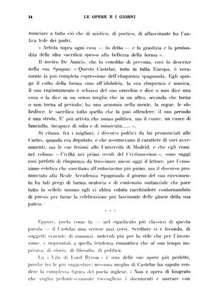 Le opere e i giorni rassegna mensile di politica, lettere, arti, etc