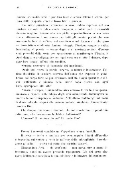 Le opere e i giorni rassegna mensile di politica, lettere, arti, etc