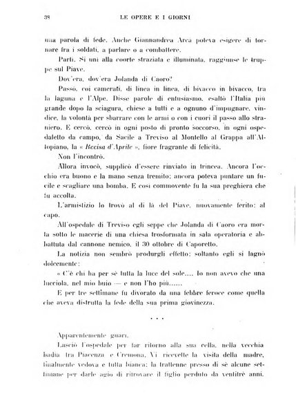 Le opere e i giorni rassegna mensile di politica, lettere, arti, etc