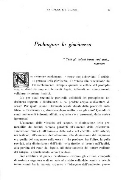 Le opere e i giorni rassegna mensile di politica, lettere, arti, etc