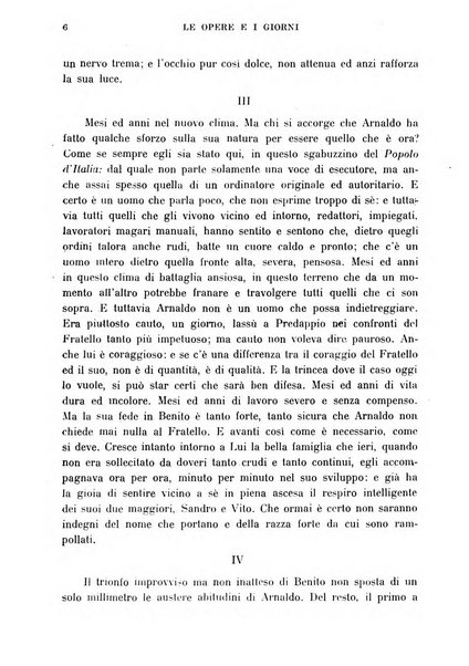 Le opere e i giorni rassegna mensile di politica, lettere, arti, etc