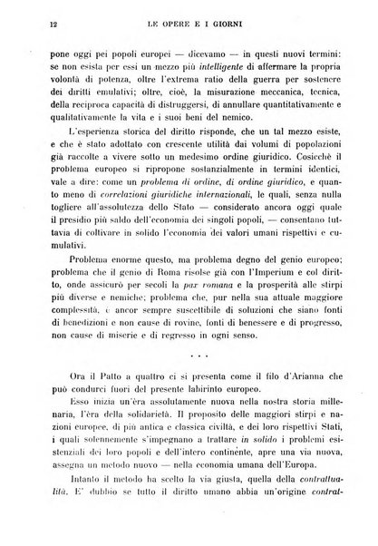 Le opere e i giorni rassegna mensile di politica, lettere, arti, etc