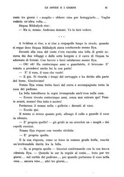 Le opere e i giorni rassegna mensile di politica, lettere, arti, etc