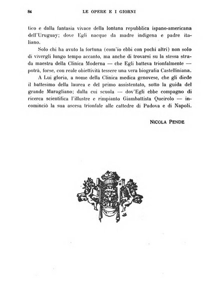 Le opere e i giorni rassegna mensile di politica, lettere, arti, etc