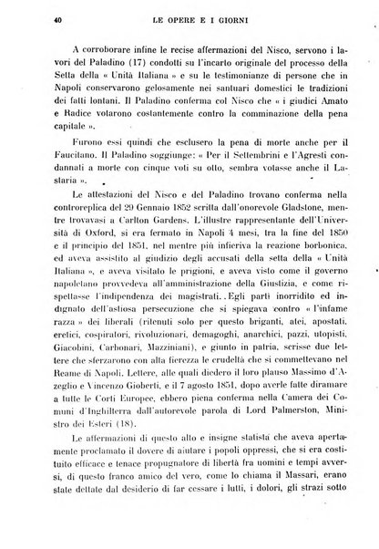 Le opere e i giorni rassegna mensile di politica, lettere, arti, etc