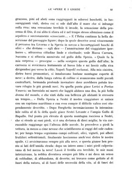 Le opere e i giorni rassegna mensile di politica, lettere, arti, etc