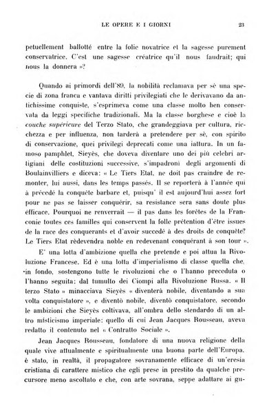 Le opere e i giorni rassegna mensile di politica, lettere, arti, etc