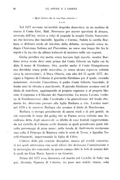 Le opere e i giorni rassegna mensile di politica, lettere, arti, etc