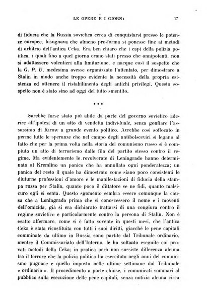 Le opere e i giorni rassegna mensile di politica, lettere, arti, etc