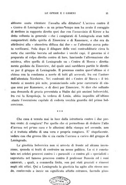 Le opere e i giorni rassegna mensile di politica, lettere, arti, etc