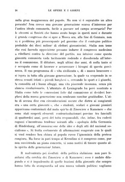 Le opere e i giorni rassegna mensile di politica, lettere, arti, etc