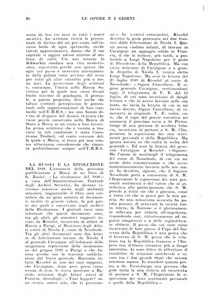 Le opere e i giorni rassegna mensile di politica, lettere, arti, etc