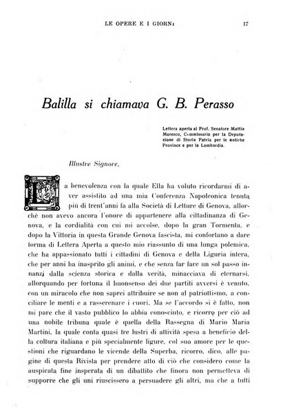 Le opere e i giorni rassegna mensile di politica, lettere, arti, etc