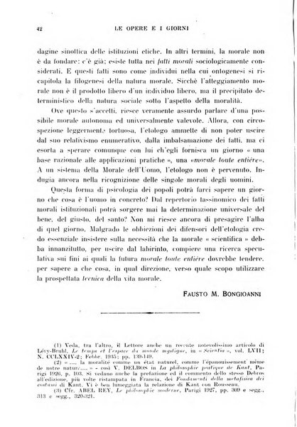 Le opere e i giorni rassegna mensile di politica, lettere, arti, etc