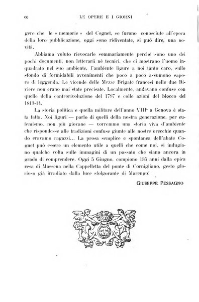 Le opere e i giorni rassegna mensile di politica, lettere, arti, etc