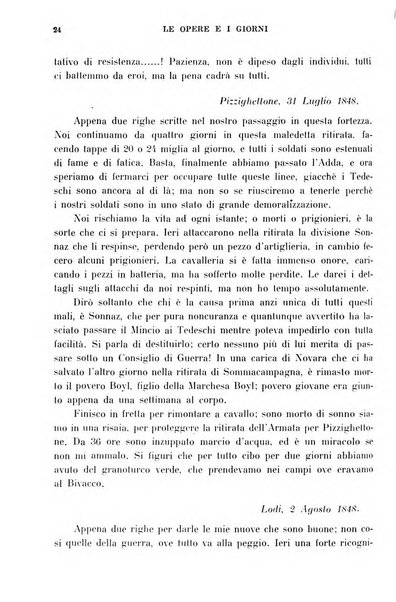 Le opere e i giorni rassegna mensile di politica, lettere, arti, etc