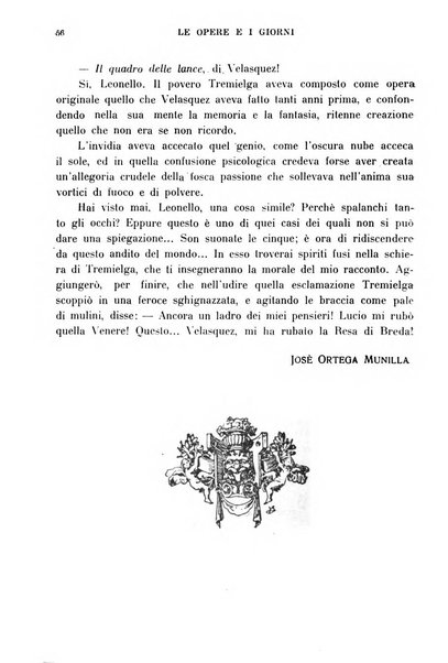 Le opere e i giorni rassegna mensile di politica, lettere, arti, etc