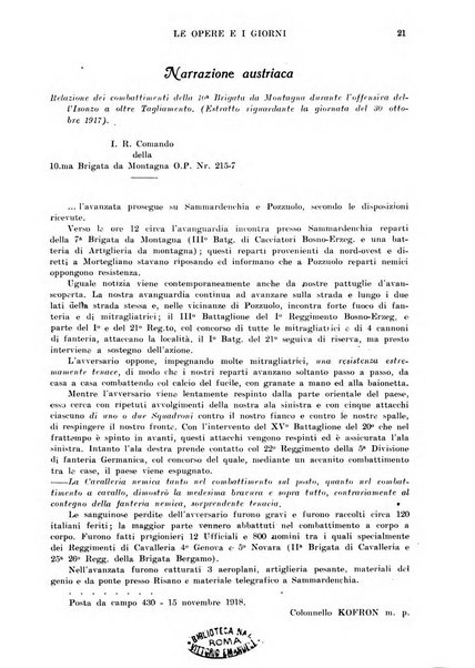 Le opere e i giorni rassegna mensile di politica, lettere, arti, etc