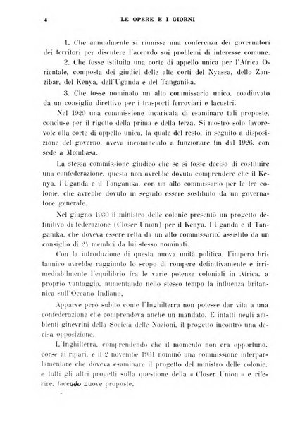 Le opere e i giorni rassegna mensile di politica, lettere, arti, etc