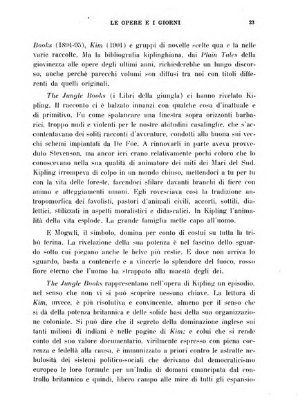 Le opere e i giorni rassegna mensile di politica, lettere, arti, etc