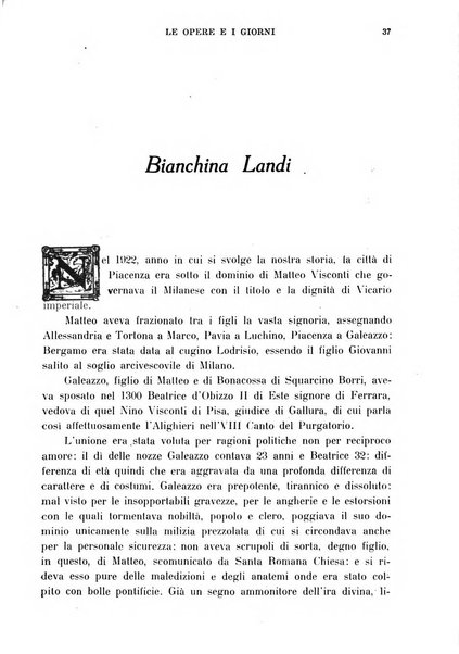 Le opere e i giorni rassegna mensile di politica, lettere, arti, etc