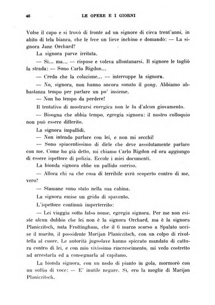 Le opere e i giorni rassegna mensile di politica, lettere, arti, etc