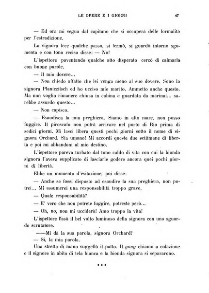 Le opere e i giorni rassegna mensile di politica, lettere, arti, etc