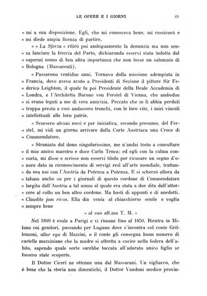 Le opere e i giorni rassegna mensile di politica, lettere, arti, etc