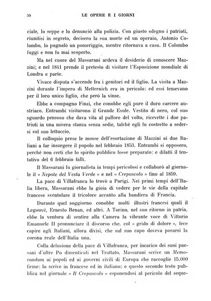 Le opere e i giorni rassegna mensile di politica, lettere, arti, etc