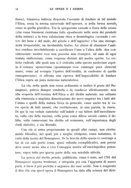 Le opere e i giorni rassegna mensile di politica, lettere, arti, etc