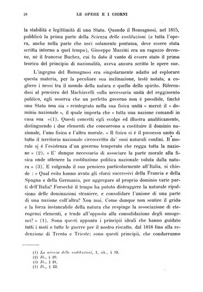 Le opere e i giorni rassegna mensile di politica, lettere, arti, etc