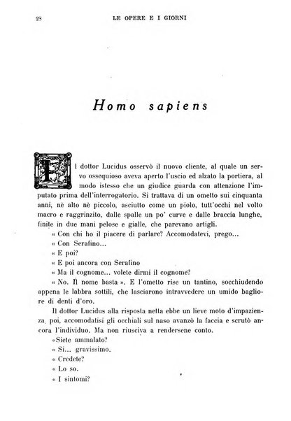 Le opere e i giorni rassegna mensile di politica, lettere, arti, etc