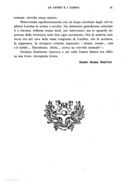 Le opere e i giorni rassegna mensile di politica, lettere, arti, etc