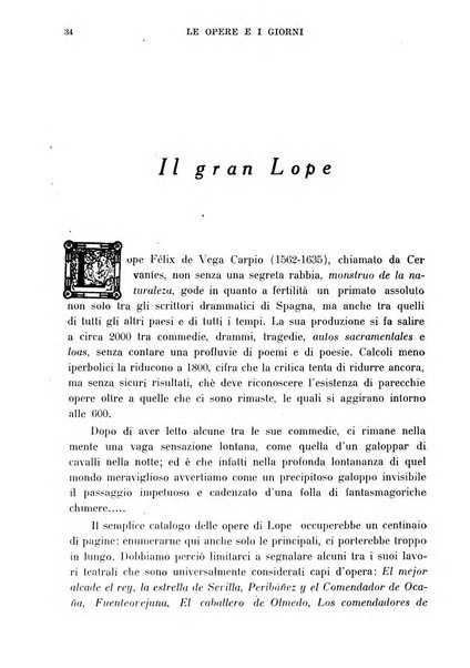 Le opere e i giorni rassegna mensile di politica, lettere, arti, etc