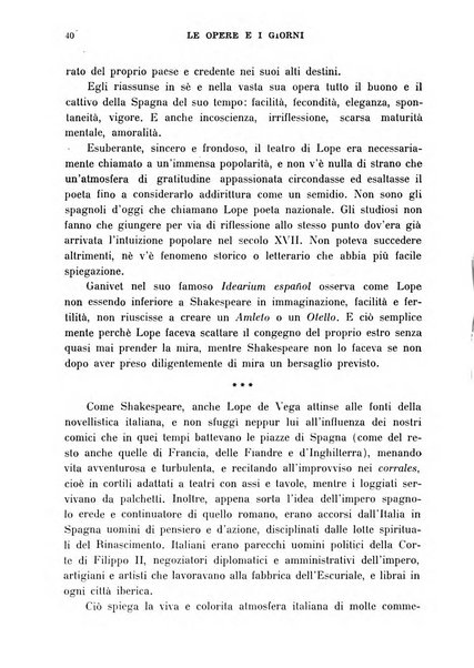 Le opere e i giorni rassegna mensile di politica, lettere, arti, etc