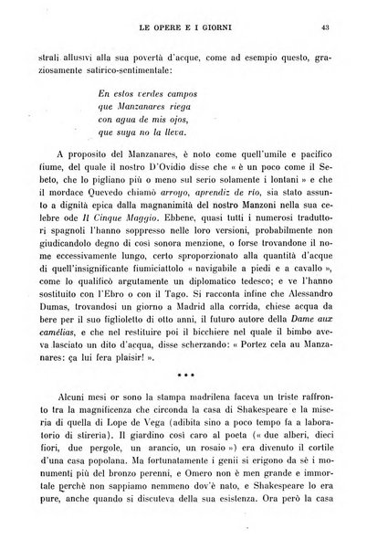 Le opere e i giorni rassegna mensile di politica, lettere, arti, etc